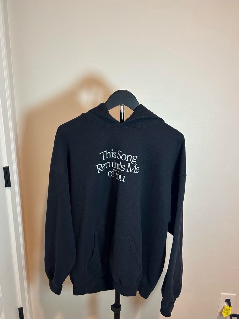 Lonely Ghost This Song Reminds Me of You Black Hoodie XL